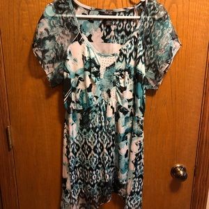 Style&Co Woman size 1X Short Sleeve Top